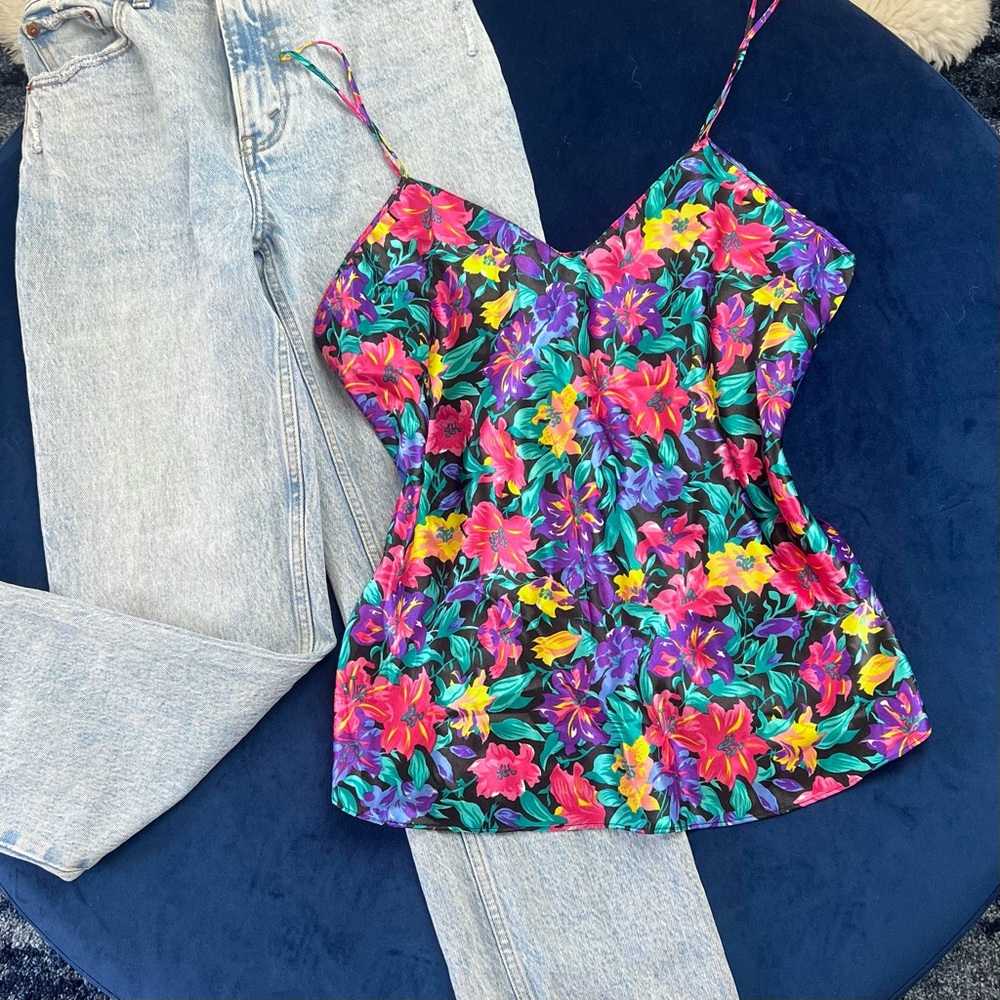 Floral Multicolor Women's Top